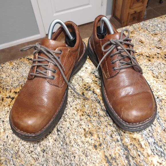 Born Brown Leather Shoes Size 9 M 42.5 Model C8110 - Picture 1 of 15
